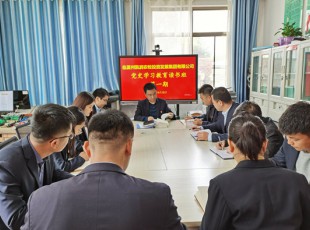 至尊国际党史学习教育念书班开班