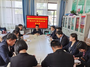 至尊国际  举行党史学习教育第五期念书班